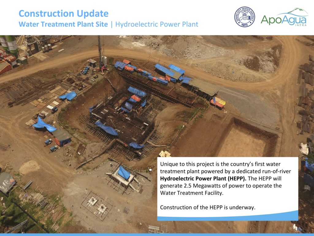 Apo Agua Construction Update (Hydroelectric Power Plant)
